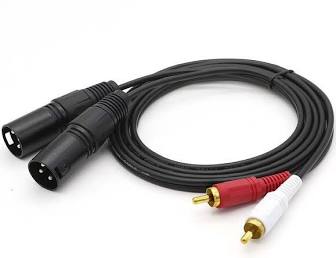 image RCA - XLR male stereo