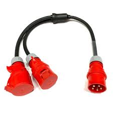 image 32A to 2x 16A splitter